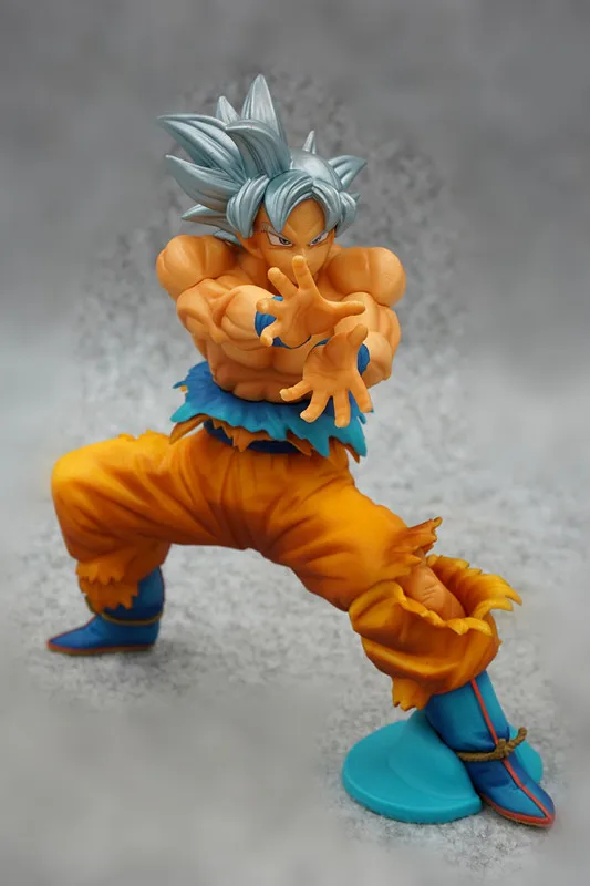 Dragon Ball Z ROS Супер Saiyan ультра инстинкт Сон Гоку серебряные волосы Gokou ПВХ фигурку