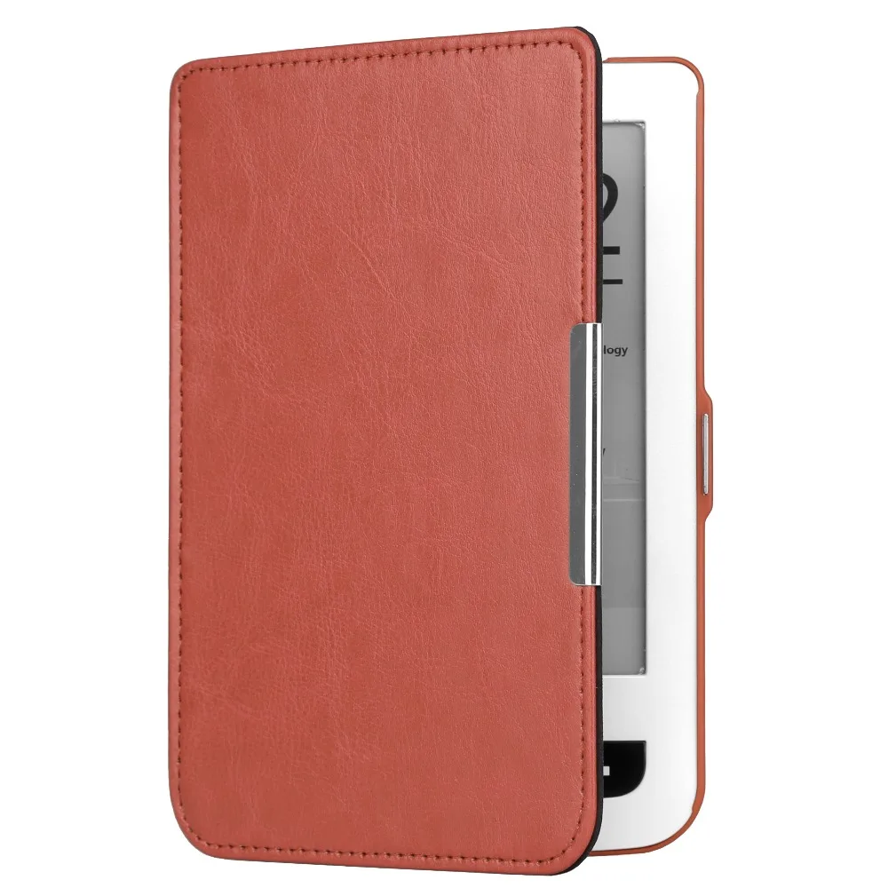 Чехол футляр на магните из искусственной кожи для электронной книги PocketBook Touch Lux 3