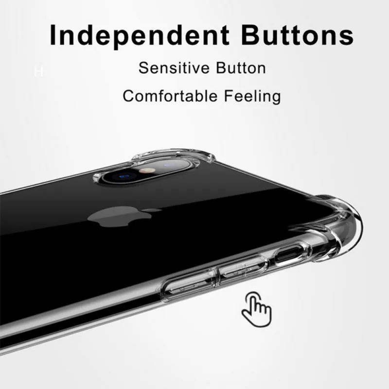 Ультратонкий чехол для Xiaomi mi 9 SE 8 Lite Pocophone F1 A1 A2 Max x 3 Red Note 7 Pro 5 6 прозрачный
