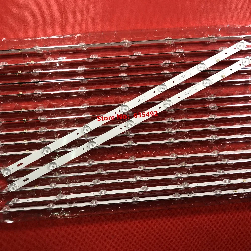 598 мм 3PCSLED Подсветка полоса 7 лампы для JVC 32 ''ТВ HL 00320A28 0701S 05 04 A2 A3 LED 32D8 LT 32DE75 180.DT0