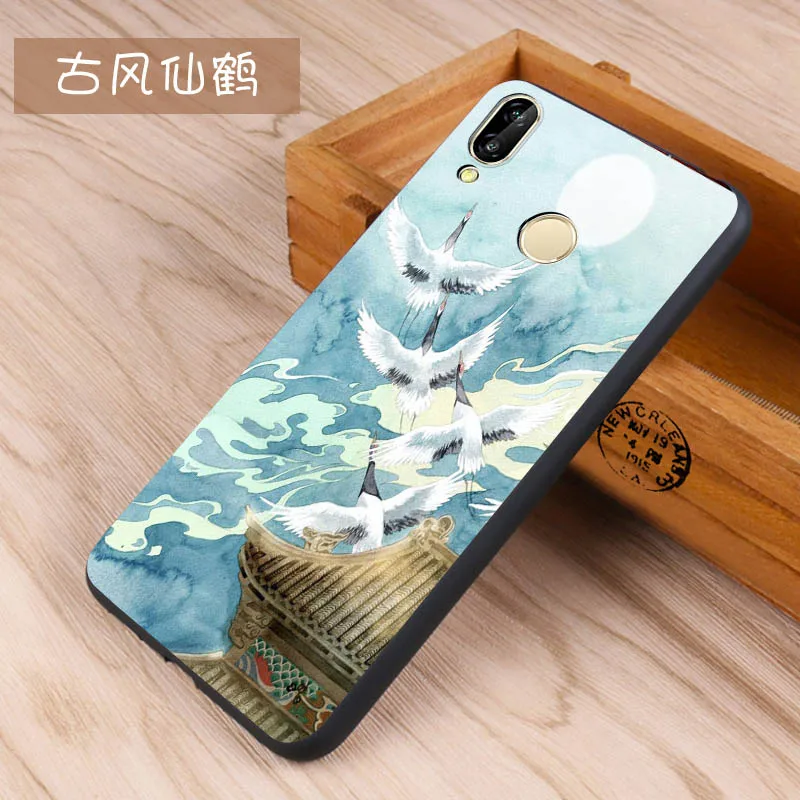 For Huawei NOVA 3i Case Cover Cartoon Painting Soft Silicone Nova Luxury cover |