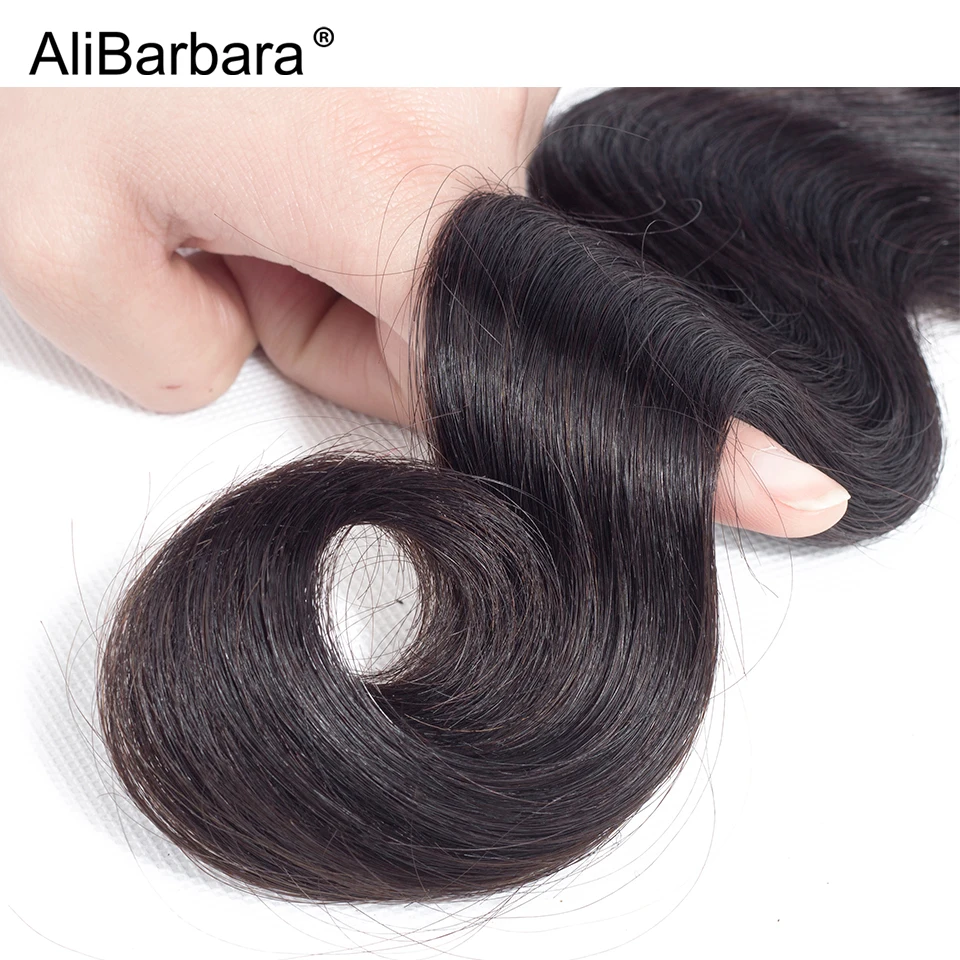 Alibbara волосы индийские волнистые человеческие пучки 100% Remy наращивание