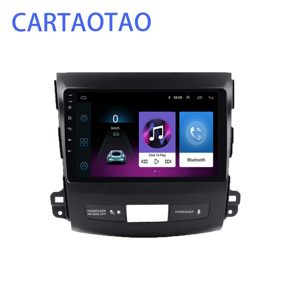 G 702 Outlander 2.5D 2din Android Автомобильный радиоприемник Мультимедийный плеер для Mitsubishi Outlander / Peugeot4007 2006-2009 2010 2011 2012 Navitel GPS WI-FI - Цвет: G 702 Outlander