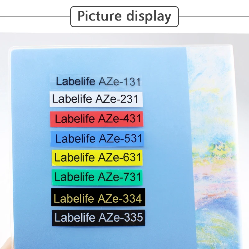 Labelife 3 шт. Φ TZe334 золото на черном 12 мм * 8 м совместим с принтером для этикеток Brother P