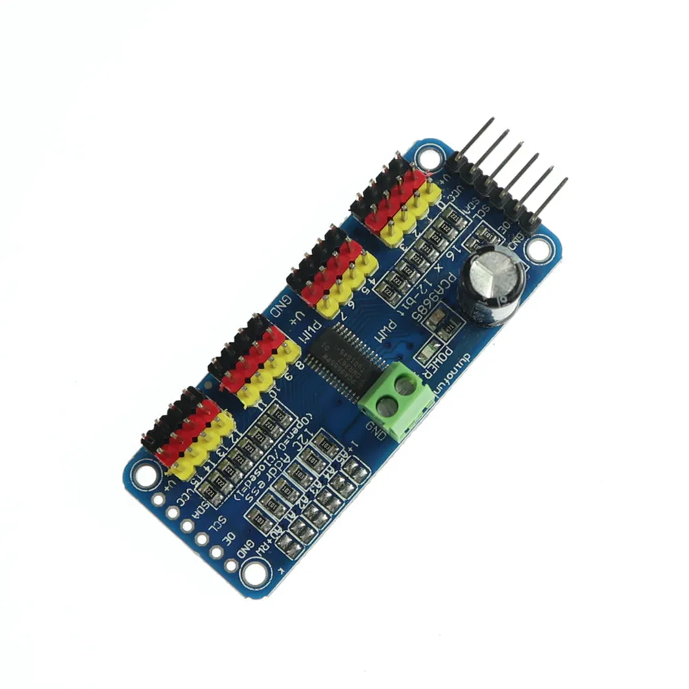 1 шт. KJ379 16 канал ПВМ сервопривод плата контроллер robot IIC для MG90S SG90 MG995 и т. д.|interface