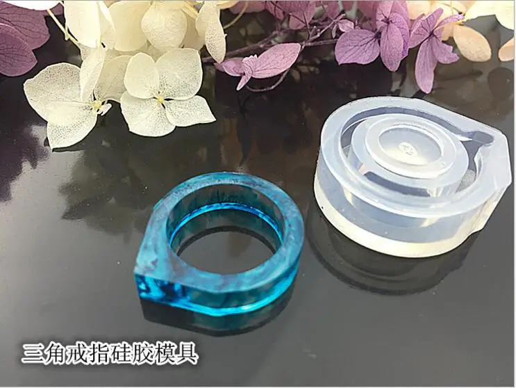 TJP 1 шт. DIY силиконовые граненые кольца формы инструменты для создания украшений