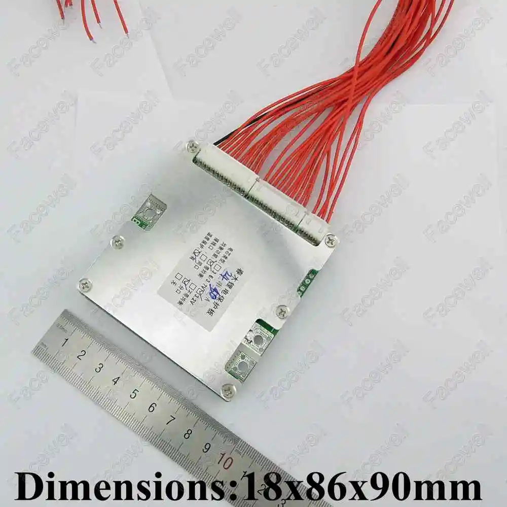 Электронная велосипедная батарея lifepo4 24s 72v 50A BMS 72 v защитная плата bms для