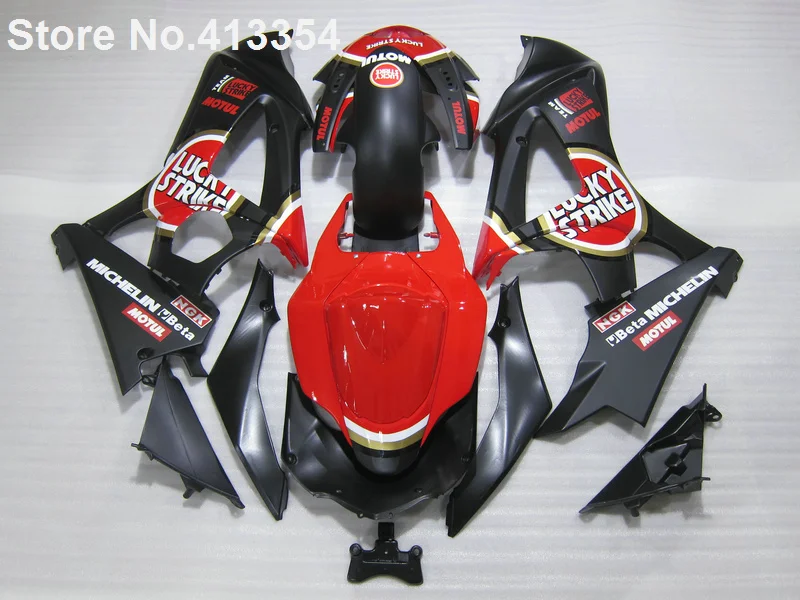 Запчасти для кузова вторичного рынка Обтекатели Suzuki GSXR 1000 07 08 красный черный