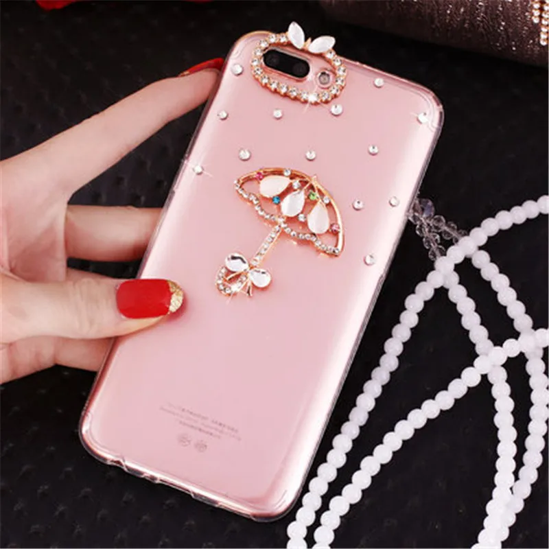 XSMYiss Bling Rhinestone Diamond Phone Case For Samsung S6 S7 S8 S9 S10 S11 PLUS Lite Note 5 8 9 10 Plus Clear Crystal Cover |