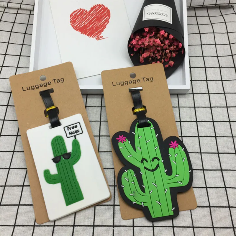 

Lower MOQ Custom 3D Cartoon Soft PVC Luggage Tag Travel Identification Tags