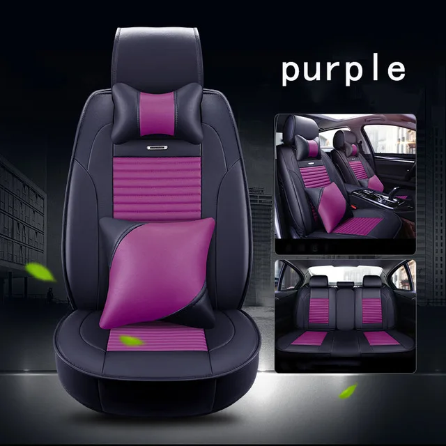 purple Чехол для сидения автомобиля для toyota prius 20 30 highlander rav 4 rav4 alphard 40 50 corolla 2013 2012 чехлы для сидений Аксессуары - Название цвета: purple