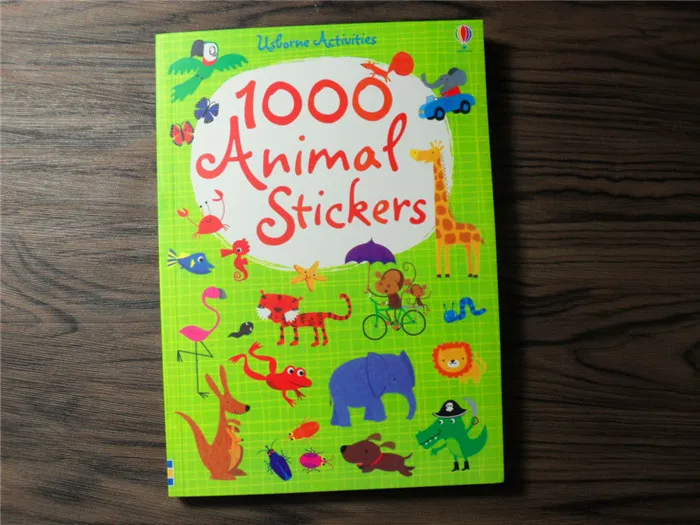 21*15,2 см детская 1000 многоразовая мультяшная наклейка s/Kids Baby Horse динозавр крутая летняя книги с наклейками для школы Kindergarden