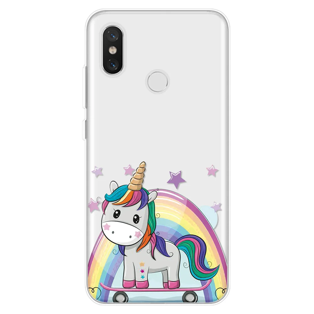 Чехлы с единорогом для Xiao mi Red mi Go S2 3 4 6 7 Pro Prime 4A 5A 6A 3S 4X5 Plus Note 4X 5A 5 6 7 Pro 3 4 Global mi 9 SE мягкие чехлы - Цвет: djshuabc