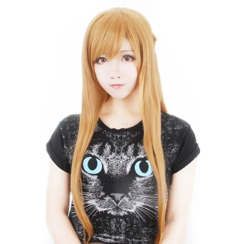 Парик женский прямой длиной 80 см для косплея аниме Sword Art Online| |