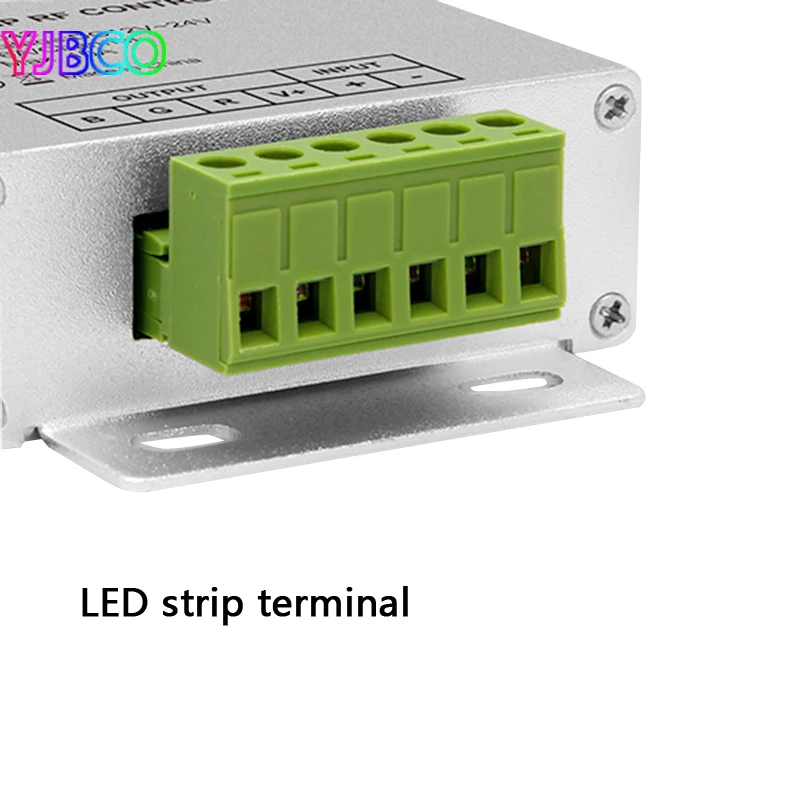 FUT042 2.4G RF DC12V-24V output 10A 433MHz RGB LED Strip controller for led strip light | Controler