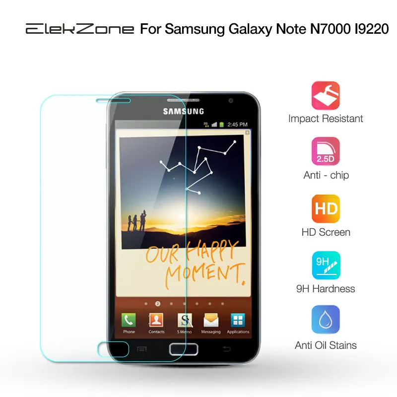 Защитная пленка для экрана Samsung Galaxy Note N7000 I9220 закаленное стекло | Мобильные
