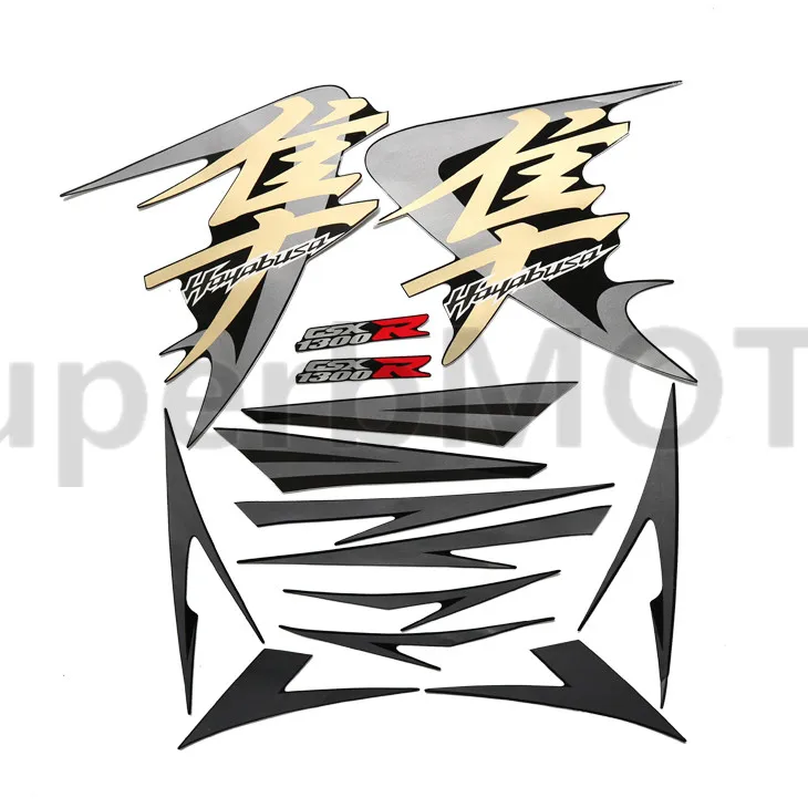 Мотоцикл Стикеры s Наклейка для Suzuki GSXR1300 HAYABUSA 2008 2009 2010 2011 2012 3 м Стикеры|decals for