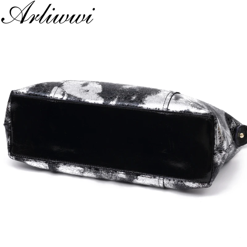 Arliwwi фирменные Роскошные качественные сумки из металлического золота и серебра
