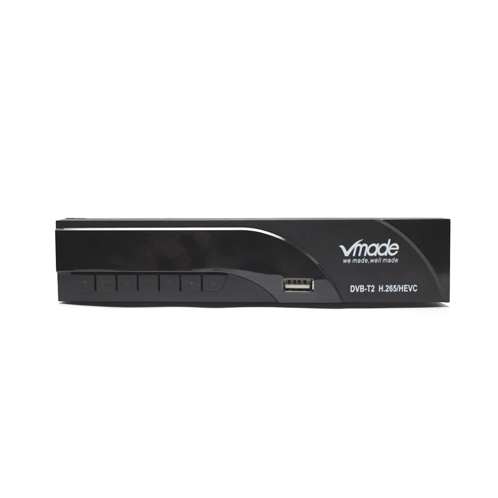 Полностью HD DVB T2 цифровой наземный телеприставка H.265 1080p Встроенный сетевой