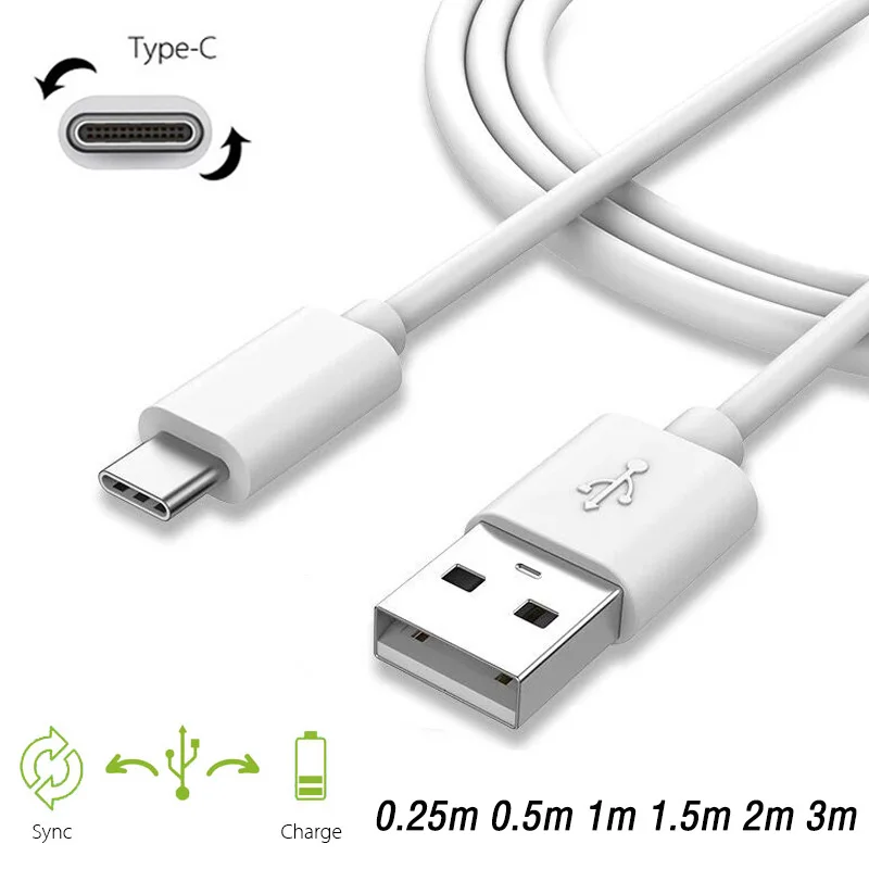 Зарядный кабель Usb Type-C 0 25 м 5 1 2 3 для Huawei P30 Pro Xiaomi Redmi Note 8 Typec Kabel | Мобильные телефоны