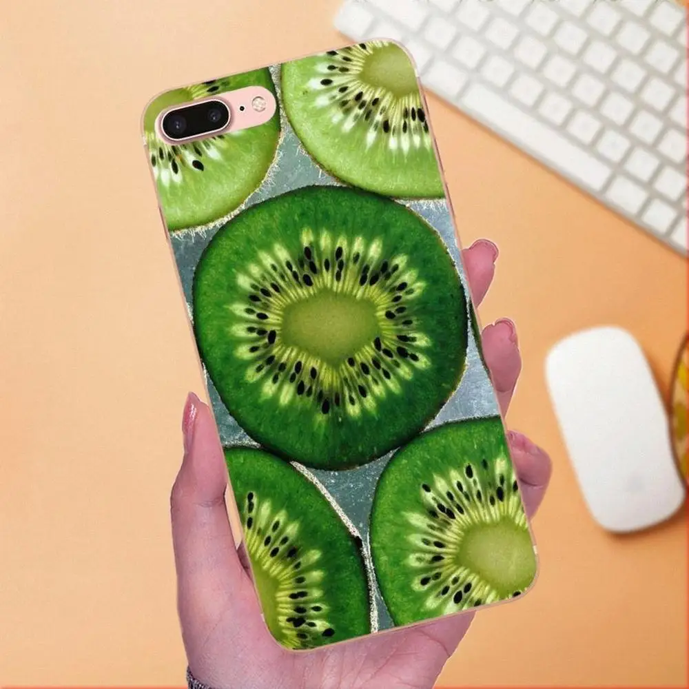 Прекрасный клубничный личи вишня киви Фрукты для Huawei Mate 7 8 9 10 20 P8 P9 P10 P20 P30 Lite Plus Pro