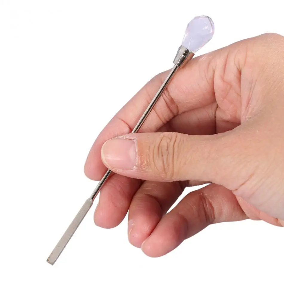 2 шт./компл. лопатка для ногтей Гель-лак смеситель стержень + акриловая пудра