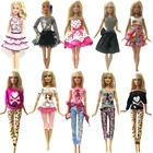 Новейший комплект одежды для куклы NK, одежда для досуга, модная юбка, праздничное платье для куклы Барби, аксессуары для девочек, лучшие игрушки, подарок JJ XQ1