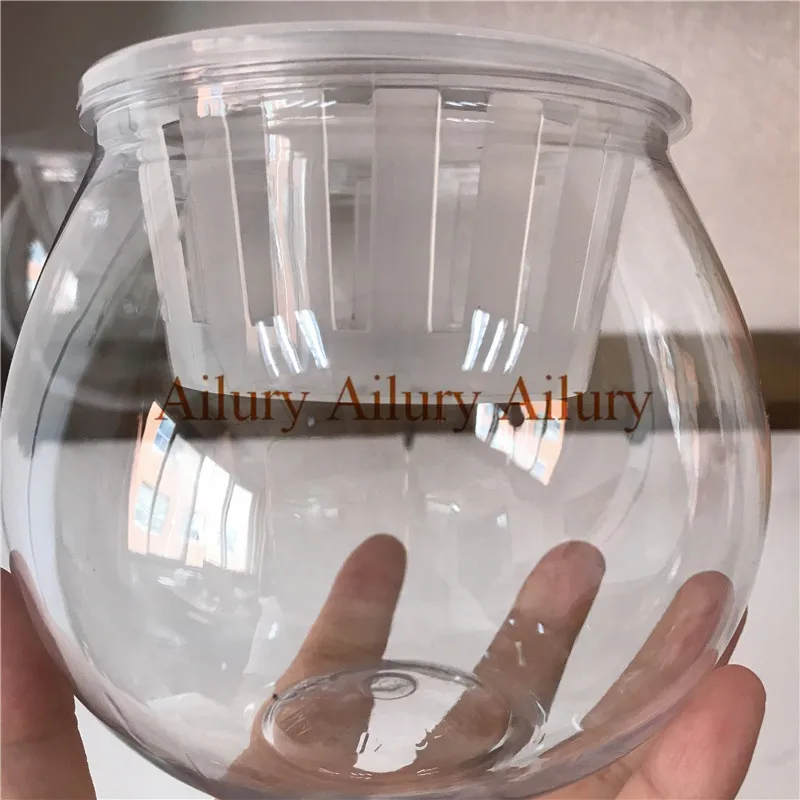 4 комплекта пластиковая прозрачная гидропонная Маленькая ваза цветочный горшок