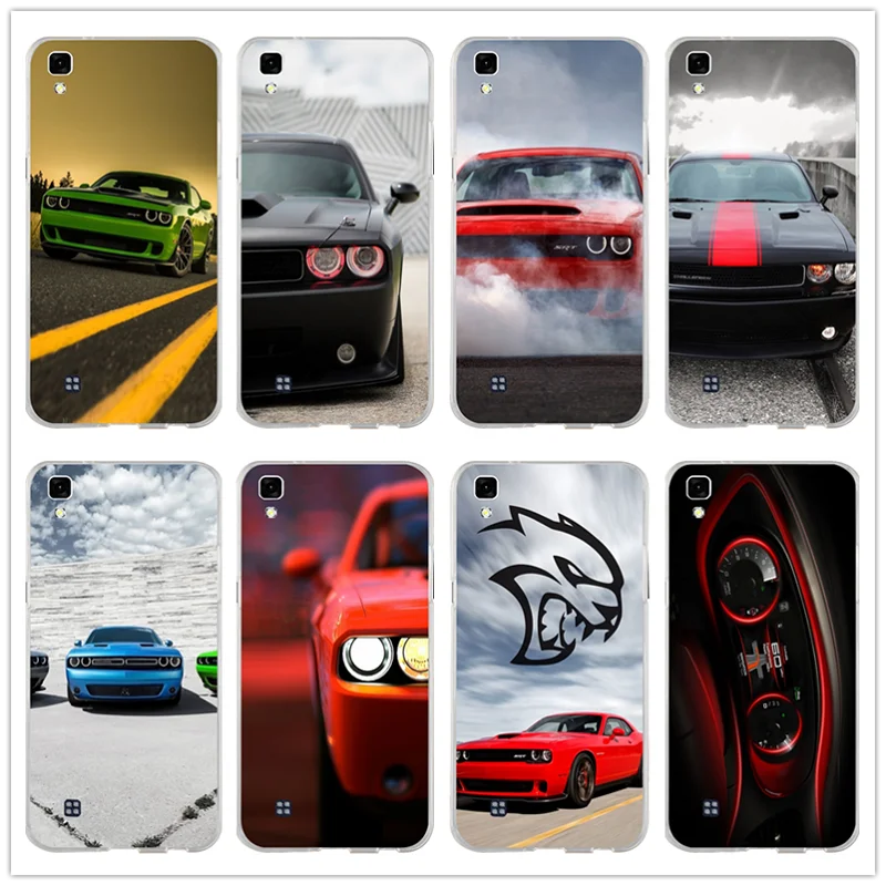 Soft Phone Cases TPU Cover for LG Spirit V10 V20 V30 G2 G3 Mini G4 G5 G6 K4 K7 K8 K10 HTC One Shell Dodge Demon Dhallenger Logo | Мобильные