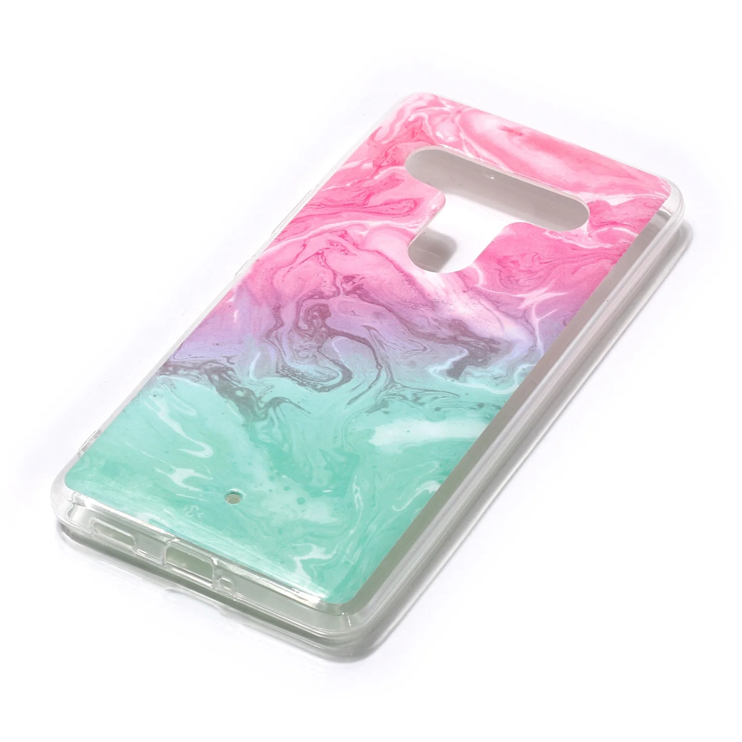 Мраморный чехол BigChen для HTC U12 Plus Etui мягкий силиконовый из ТПУ задняя крышка