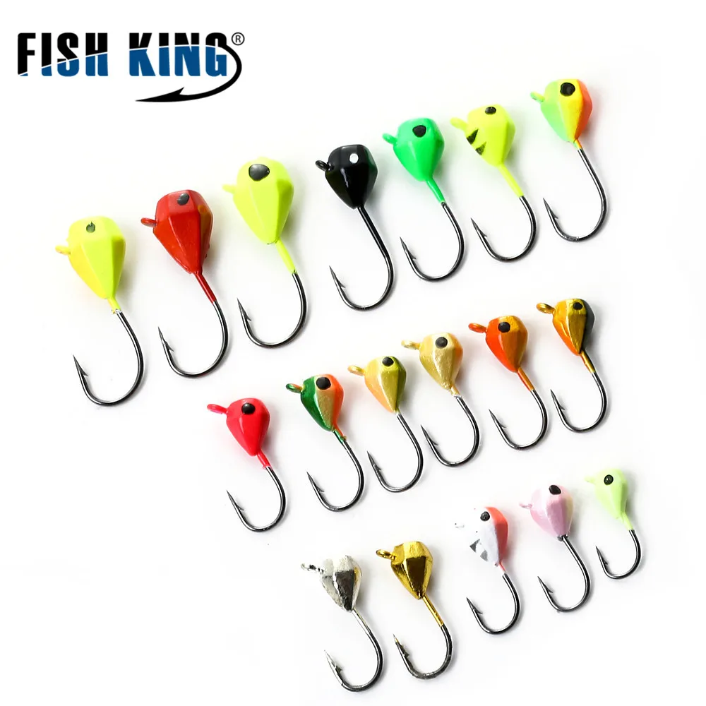 FISH KING приманка для подледной рыбалки 5 шт./лот 1 6 г 2 жесткая приманки из свинца