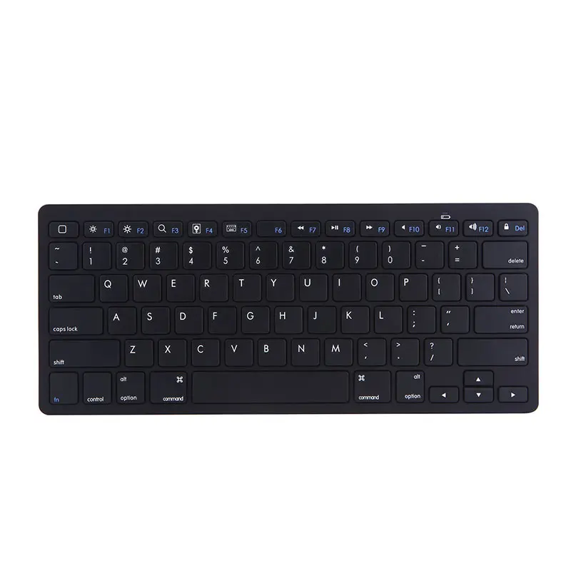 78 клавиш ультра тонкая беспроводная клавиатура портативная мини Bluetooth Teclado для iPad