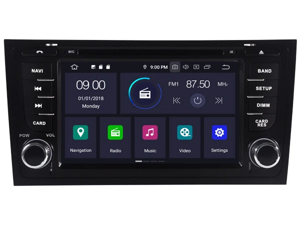 WITSON Android 9 0 автомобильный dvd плеер для AUDI A6/S6/RS6 + стерео радио DVR/WIFI DSP DAB