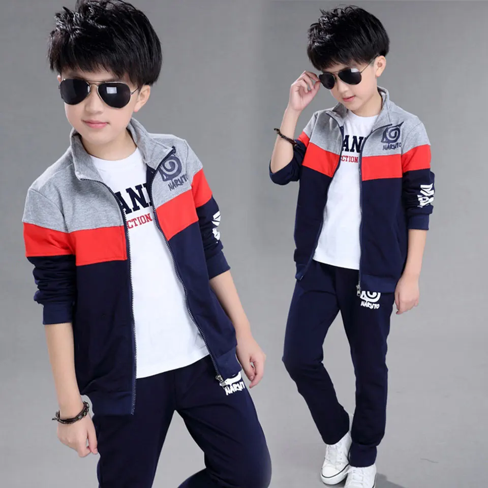 Spring Kids Boy Girl New Sports Casual Tops +Pants 2Pcs/Set Baby Clothing Suits Autumn Clothes Sets Children Suit | Детская одежда и