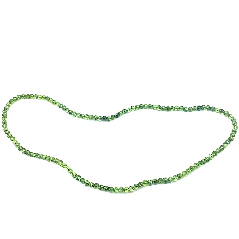 18 5 53 см модные женские браслеты 4 мм Peridots Olivines Stone 3 обертывания браслет для