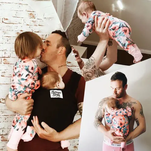 Детский комбинезон на молнии с длинным рукавом и цветочным принтом | Мать ребенок