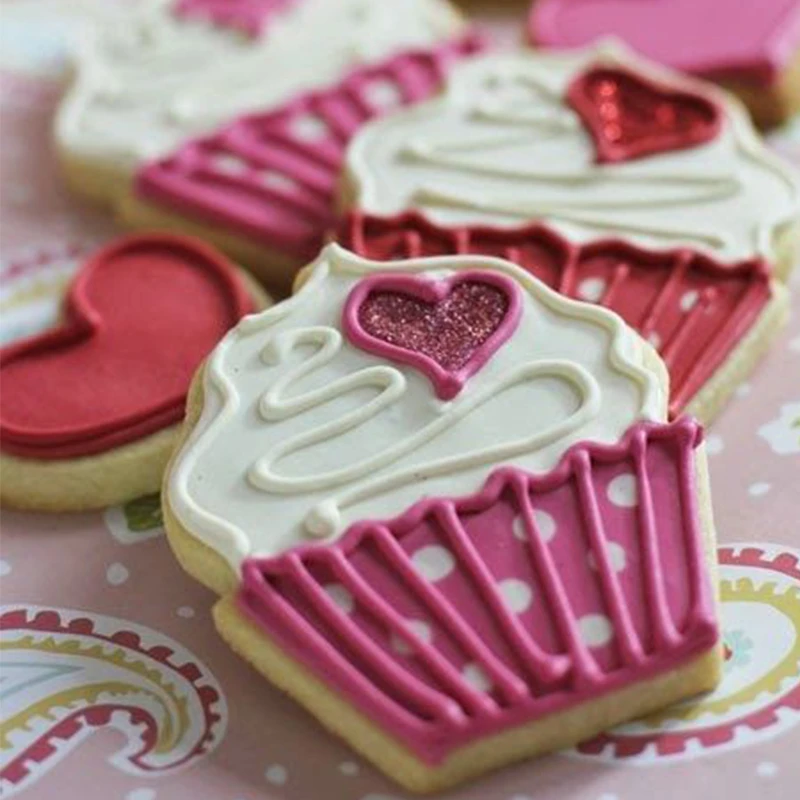 

Summer Cupcake Ice Cream Cookie Stencils Pancake Biscuit Cookie Cutter Tools Baking Pastry Modelling Tools Stainless Steel