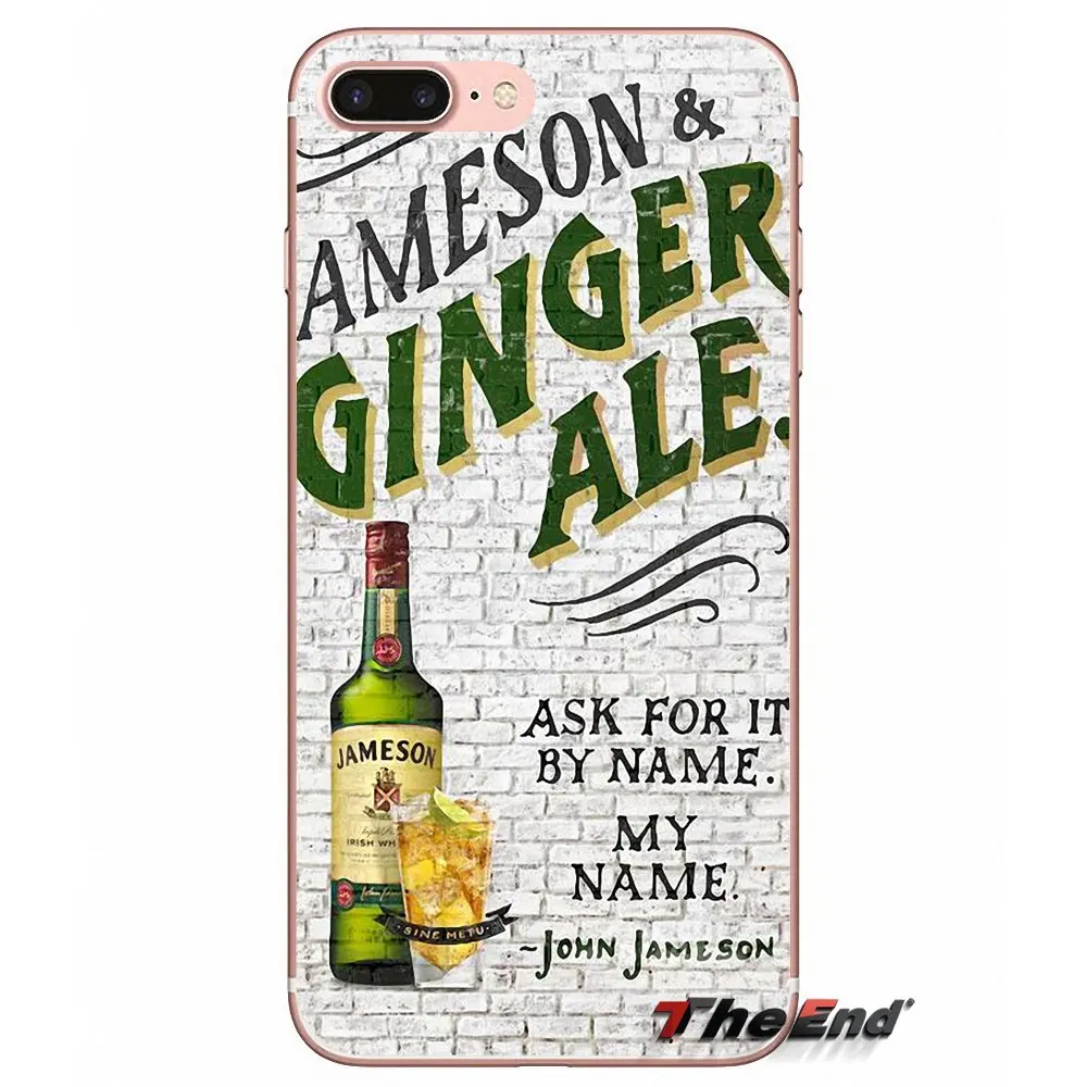 Чехол Jameson Irish Whiskey limited edition для Samsung Galaxy S3 S4 S5 MINI S6 S7 edge S8 Plus Note 2 3 4 5 Grand Core Prime|case for