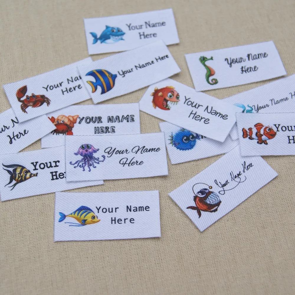 80 шт. этикетки с логотипом на заказ/брендовые Персонализированные Бирки именем