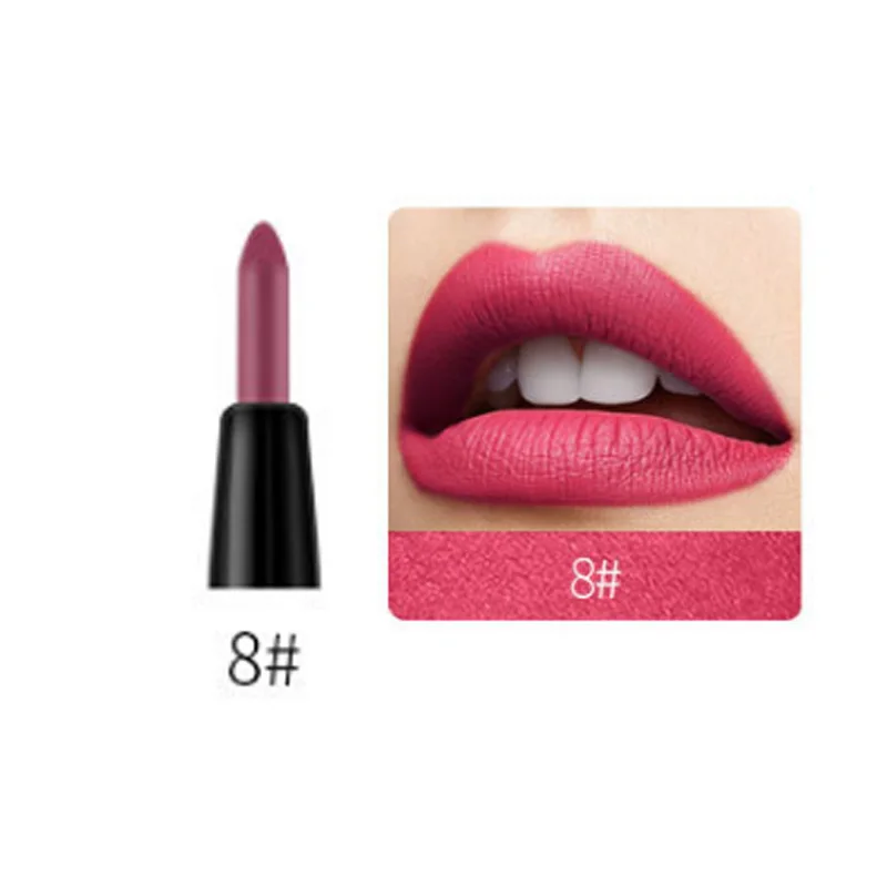 08 Kiss beauty, матовый телесный карандаш для губ, водостойкий стойкий красивый карандаш для губ, сексуальная красная помада тыквенного цвета, Косметическая Ручка KB011 - Цвет: 08