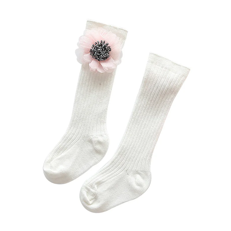 White baby socks Детские носки с мультяшными игрушками Хлопковые гольфы дешевые детские разноцветные вязаные носки для новорожденных 3 лет, 1 пара - Цвет: White baby socks