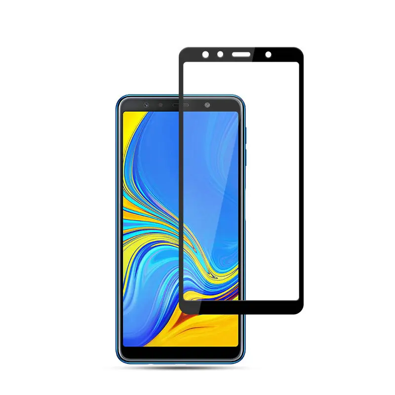 

Для Samsung Galaxy A7 2018 2.5D полное покрытие закаленное стекло Защита экрана для Samsung Galaxy A7 2018 SM-A750F A750 стеклянная пленка