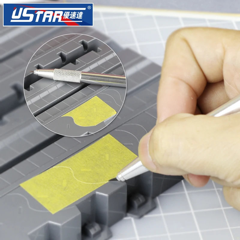 NEW U-star UA-91905 Model Special Pen Knife Set Rotary and Thin Bladed with Spare Blades | Инструменты