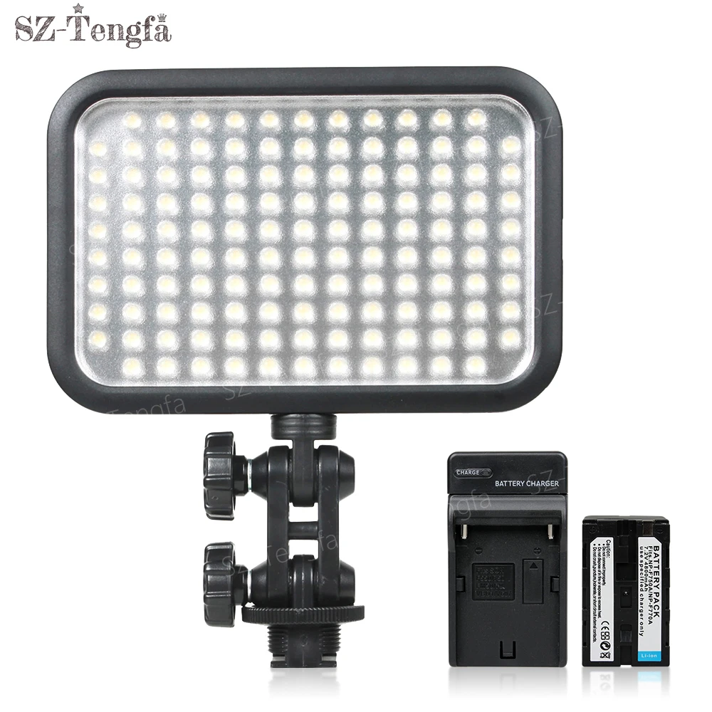 Godox led126 5500 К LED Видео свет фотографии Studio с F750 Батареи для цифровой Камера