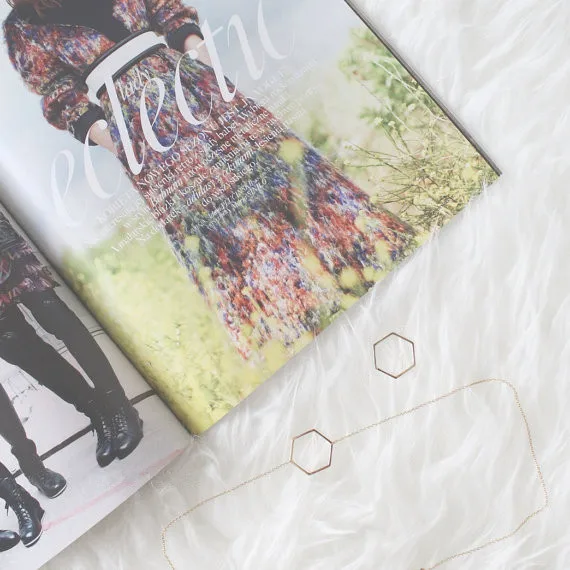 Цепочка для ошейника женская кулон соты геометрического дизайна с открытой