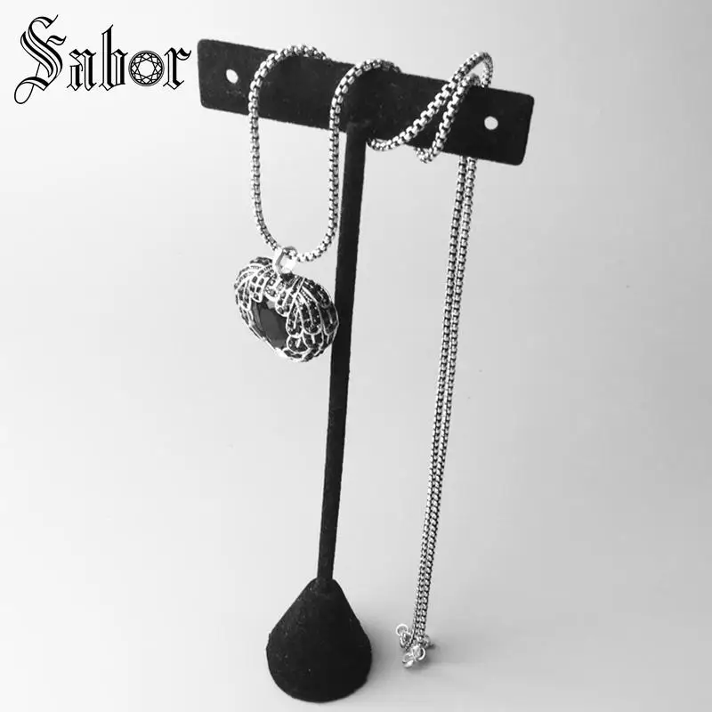 Ожерелье с подвеской в виде сердца крылатыми звеньями серебряные ювелирные