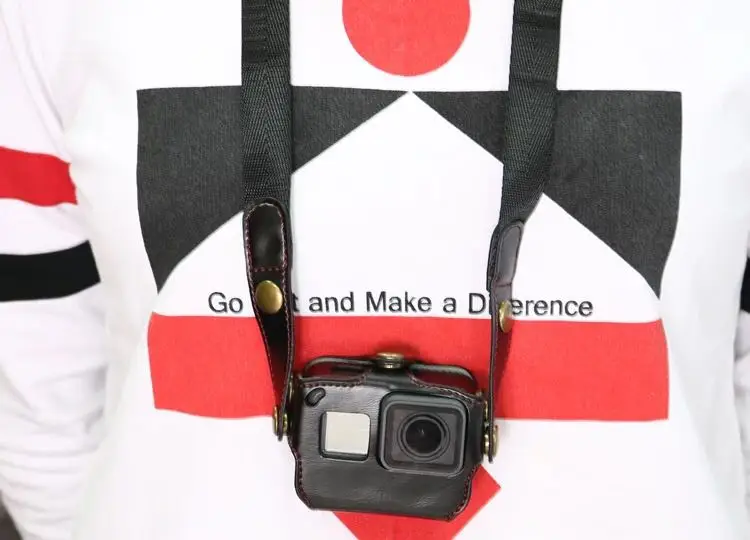 Для Go Pro Hero 7 6 5 чехол защитная сумка из искусственной кожи чехол нагрудный ремень крепление для Gopro Hero аксессуары для спортивной экшн-камеры