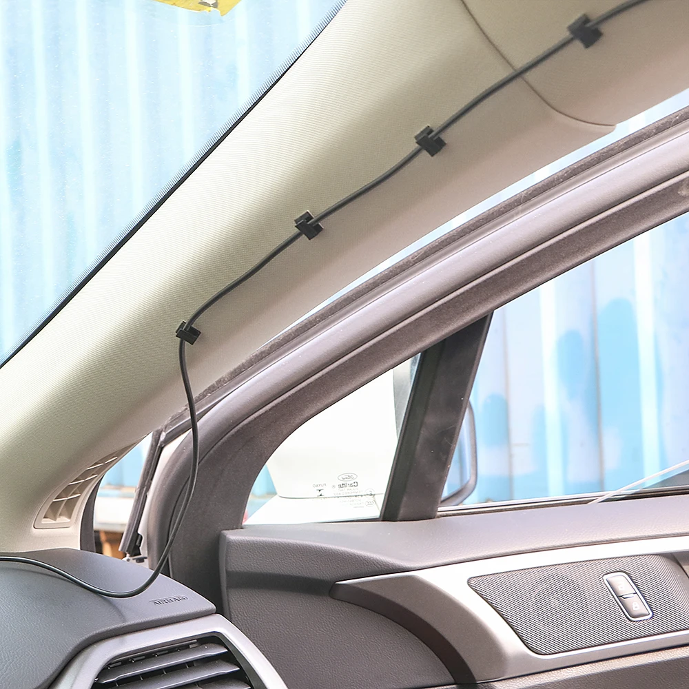 FORAUTO 40 шт. автомобильный шнур для передачи данных кабельные стяжки крепежные