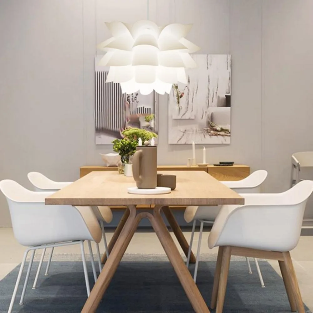 1 шт. пятислойная лампа лотоса легкая в очистке декоративная люстра настольная |