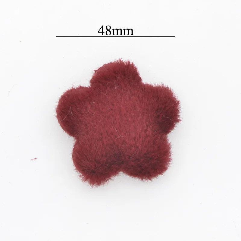 12 шт. высококлассные Мягкие плюшевые нашивки украшение из кроличьей шерсти